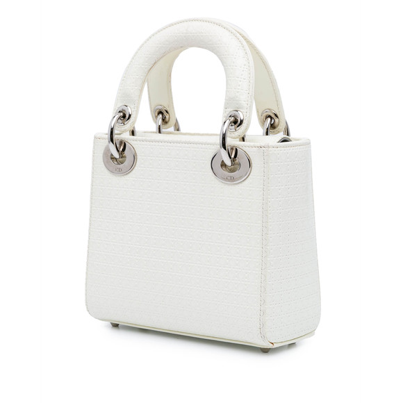 Pre-Loved Dior Mini Patent Microcannage Lady Dior - Picture 2 of 10